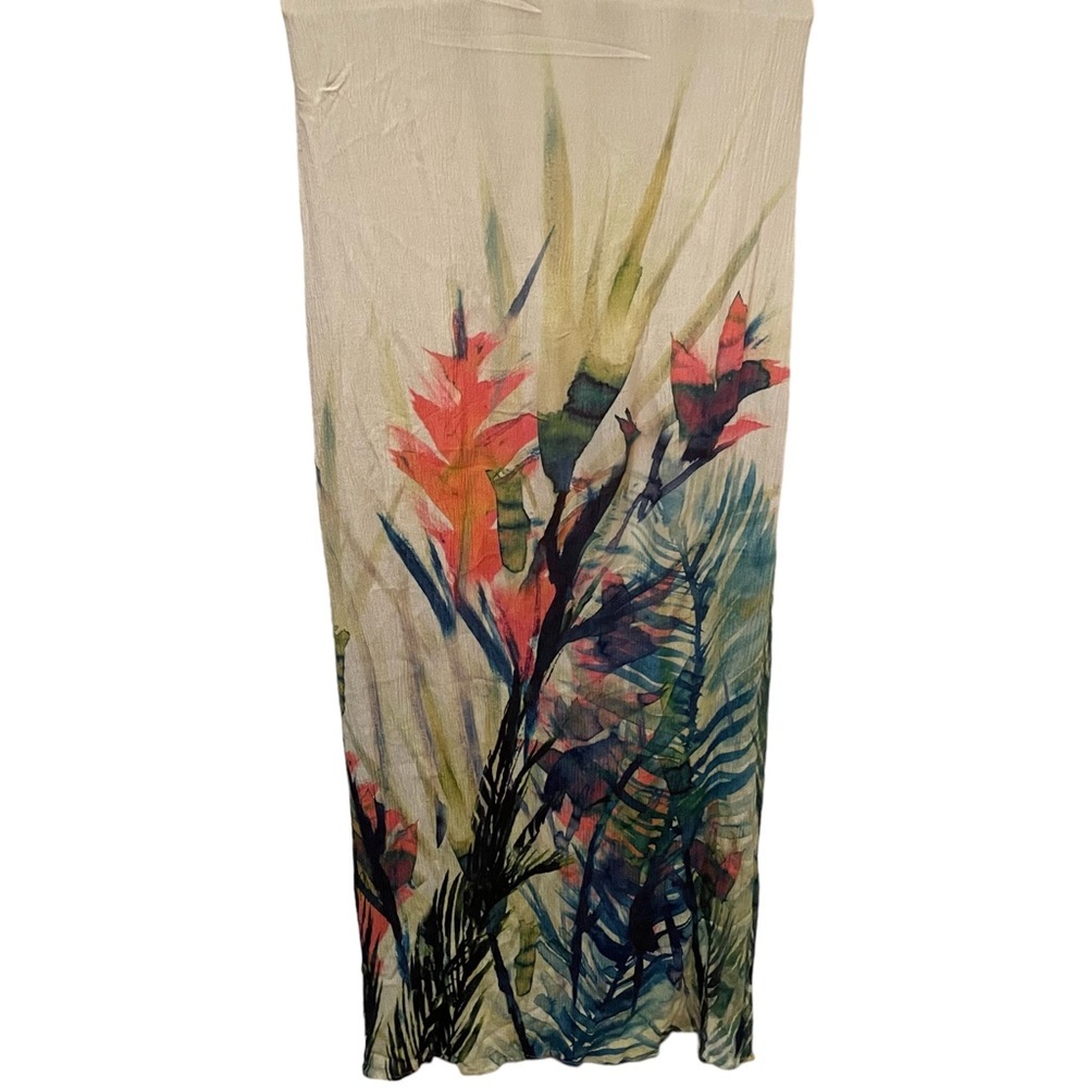 Anthtopologie Mermaid Watercolor Dress - Picture 7 of 10